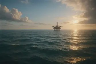 Oil Rig Wave Card