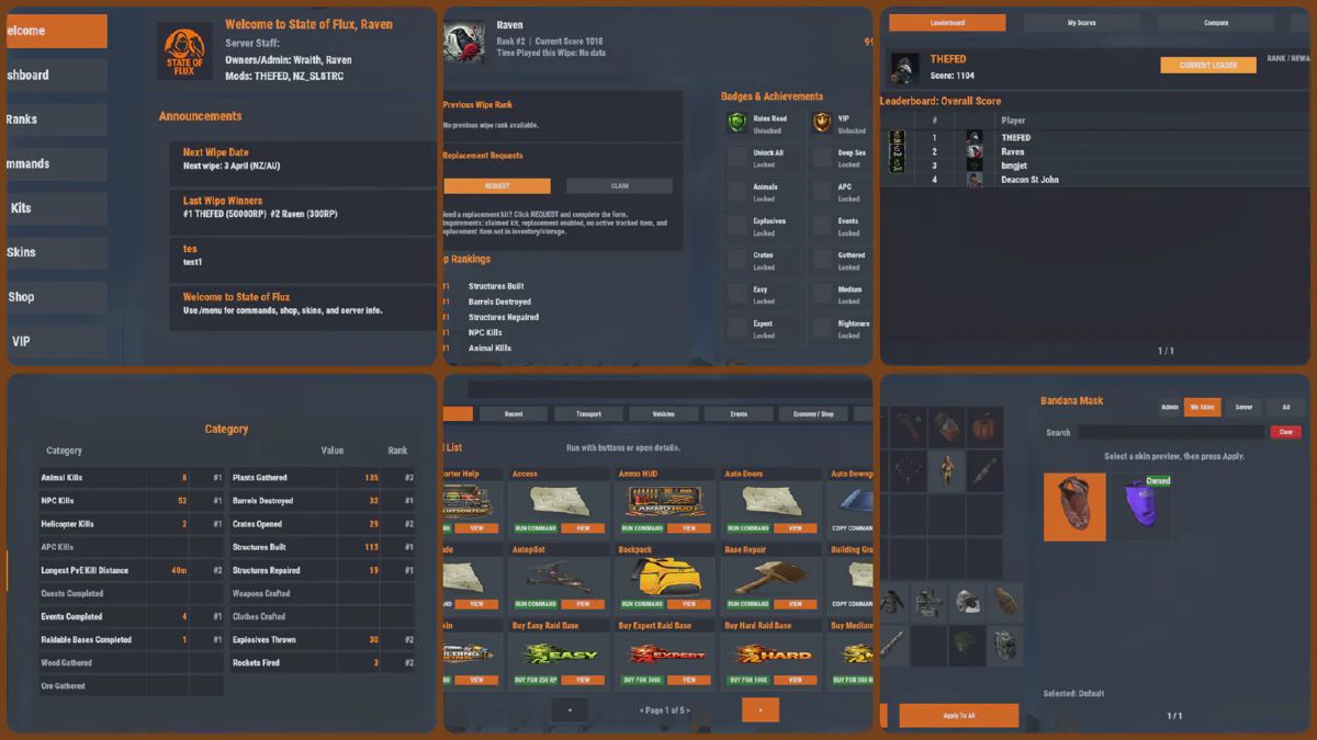 Menu UI