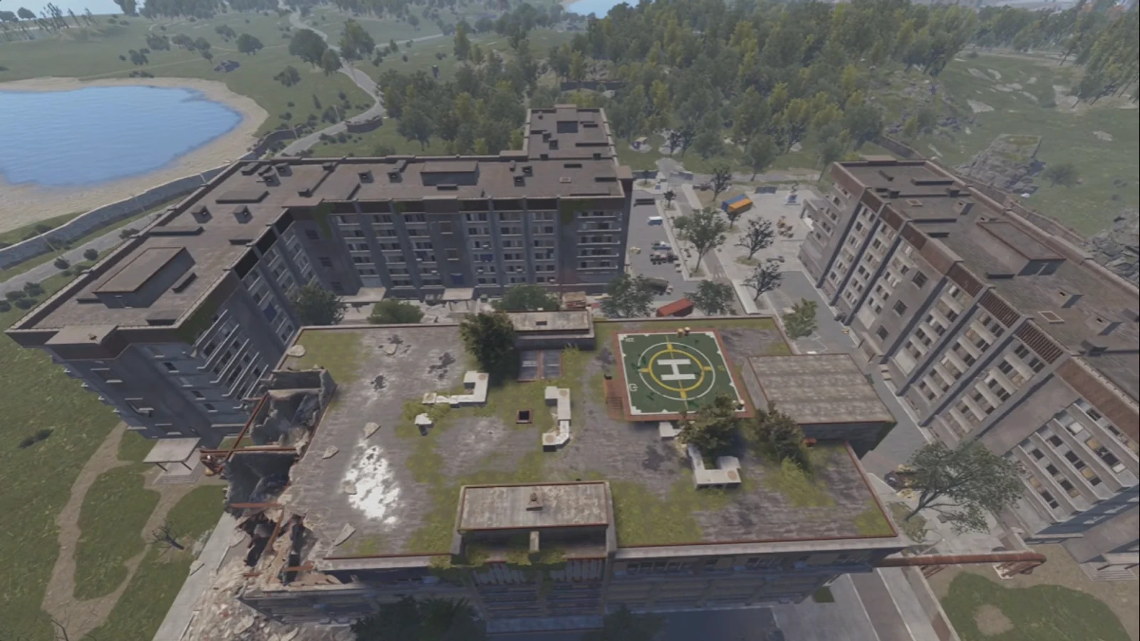 Apartment Complex rooftop access